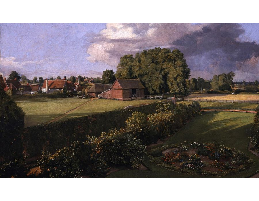 Golding Constable's Flower Garden Painting by John Constable