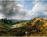 Branch Hill Pond, Hampstead Heath, 1828 Painting artwork preview