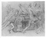 Sailors Maneuvering a Cannon, Possibly a Study for Painting artwork preview