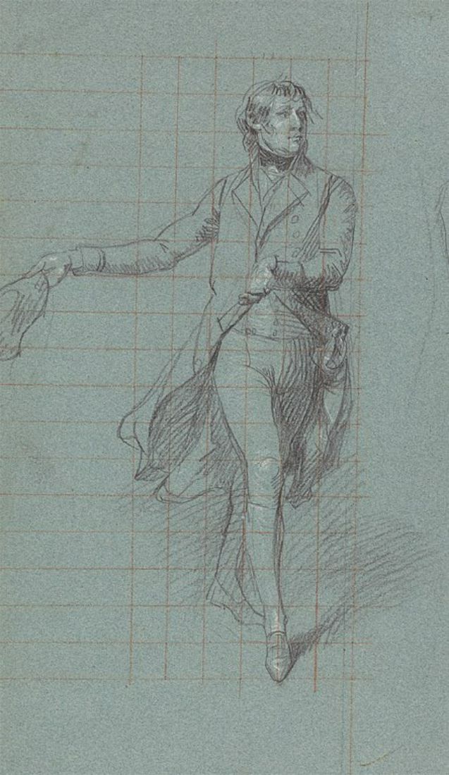 Captain W. Fairfax, figure study for the painting of Victory of Lord Duncan
