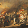 The victory of Lord Duncan, by James Ward Painting by John Singleton Copley