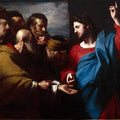 The Tribute Money Painting by John Singleton Copley
