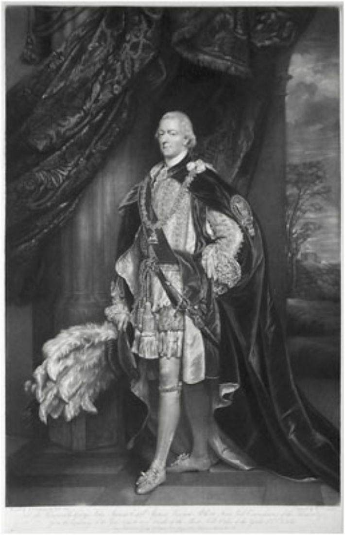 George John Spencer, 1st Lord of the Admiralty in Garter Robes
