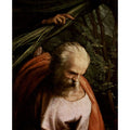 Rest on the Flight to Egypt, with St. Francis, detail, St. Joseph 