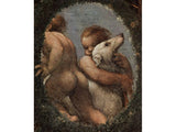 The ceiling fresco in Nonnekloser San Paolo in Parma, detail, Putti (2) artwork preview