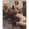 The vision of St. John in Patmos, detail St. Jacobus d. Younger, St. Thomas 