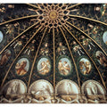 Ceiling of the Camera di San Paolo (partial view) 