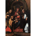The Mystic Marriage of St. Catherine-2 1510 
