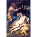 Venus and Cupid with a Satyr 1528 