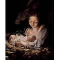 Adoration of the Shepherds (The Night), detail, Maria and child 