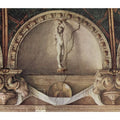 Ceiling fresco in the convent of San Paolo in Parma, bezel, Scene Bound Juno 