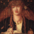 La Bionda Del Balcone Painting by Dante Gabriel Rossetti