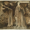 Sir Launcelot in the Queen's Chamber Painting by Dante Gabriel Rossetti