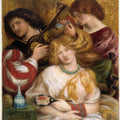 Morning Music Painting by Dante Gabriel Rossetti