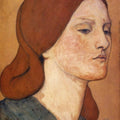 Portrait Of Elizabeth Siddal2 Painting by Dante Gabriel Rossetti