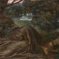 Predella, The Blessed Damozel Painting by Dante Gabriel Rossetti