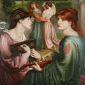 Study Of A Girl Painting by Dante Gabriel Rossetti