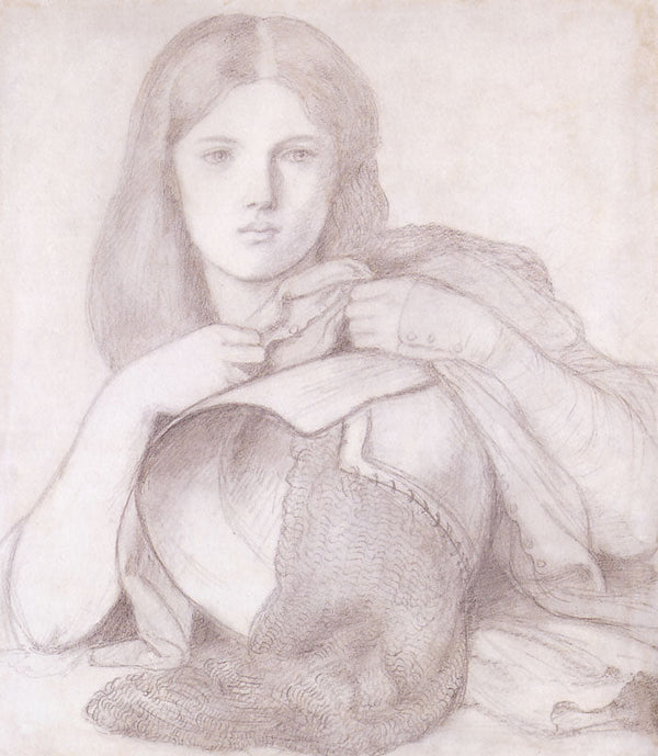 My Lady Greensleeves I Painting by Dante Gabriel Rossetti