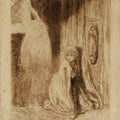 Faust: Margaret in the Church Painting by Dante Gabriel Rossetti