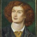 Algernon Charles Swinburne Painting by Dante Gabriel Rossetti