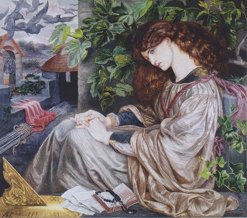 The Pia of Tolomei Painting by Dante Gabriel Rossetti