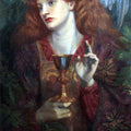 The Holy Grail Painting by Dante Gabriel Rossetti