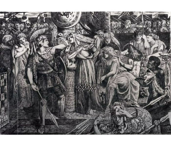 Cassandra Painting by Dante Gabriel Rossetti