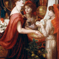 La Bella Mano Painting by Dante Gabriel Rossetti