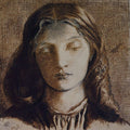 Portrait of Elizabeth Siddal II Painting by Dante Gabriel Rossetti