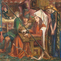 The Tune Of The Seven Towers 1857 Painting by Dante Gabriel Rossetti