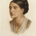 Portrait Of Mrs Georgina Fernandez Painting by Dante Gabriel Rossetti