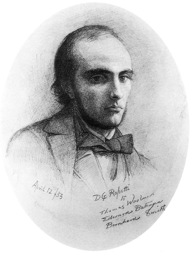 Portrait of William Rossetti Painting by Dante Gabriel Rossetti