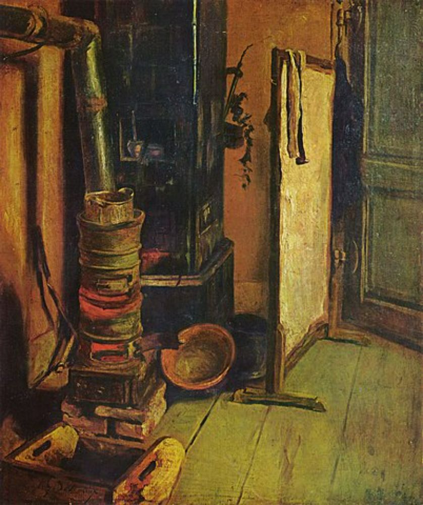 A corner of the studio