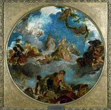 Sketch for Peace Descends to Earth artwork preview