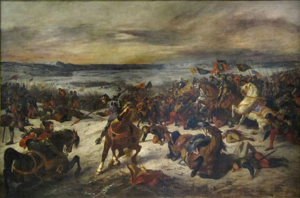 The Death of Charles the Bold Painting 
