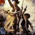 Liberty Leading the People (Detail) 1 Painting by Eugene Delacroix