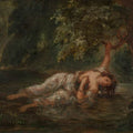 The Death of Ophelia1 Painting by Eugene Delacroix