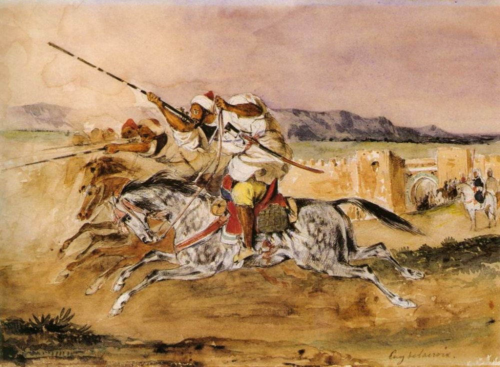 Arab Fantasia Painting 