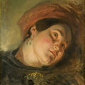 Head of a Woman in a Red Turban