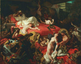 The Death of Sardanapalus Painting artwork preview
