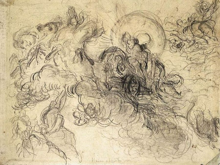 Apollo Slays Python c. 1850 – Alpha Art Gallery