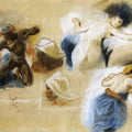Sketch for The Death of Sardanapalus c. 1827