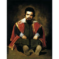 Portrait of a seated jester (Sebastian de Morra) 