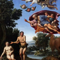 Adam and Eve 2 Painting by Domenico Zampieri