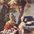 Assassination of Saint Peter Martyr Painting by Domenico Zampieri