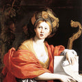 A Sibyl 1616-17 Painting by Domenico Zampieri