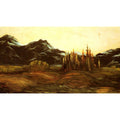 A Mountainous Landscape with a Balloon 