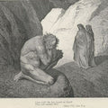 The Inferno, Canto 7, lines 8-9: "Curs’d wolf! thy fury inward on thyself Prey, and consume thee!” 