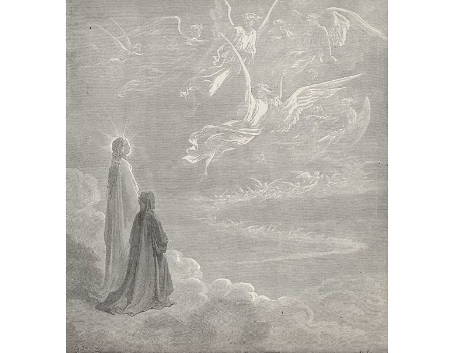 Ye host of heaven! whose glory I survey (Canto XVIII., line 126) 