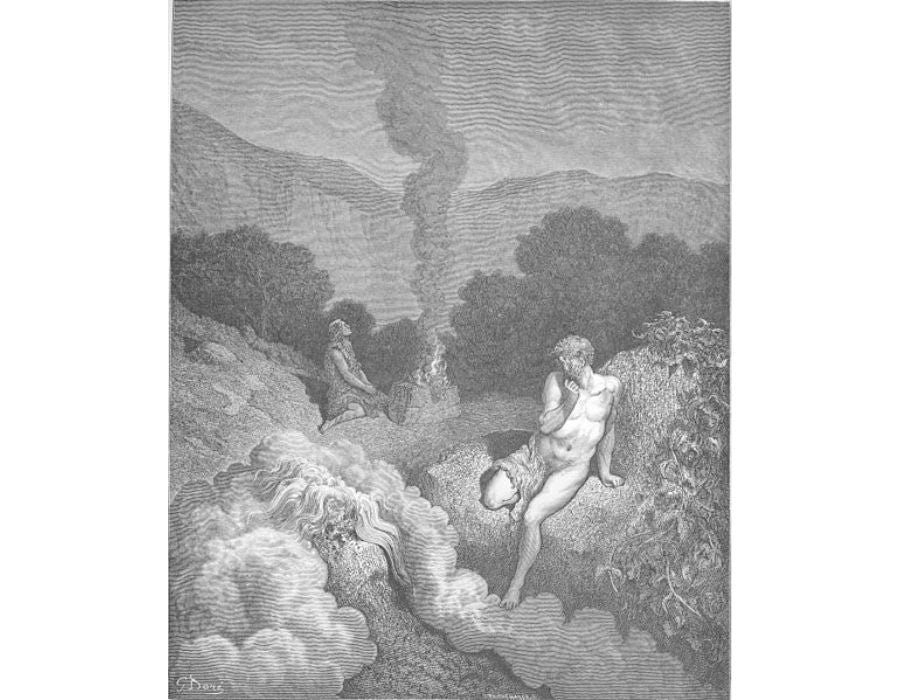 Cain and Abel Offering their Sacrifices 